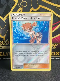 Pokemon TCG Misty's Determination 62/68 - Hidden Fates - Reverse Holo - Image 1