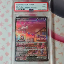 Pokemon TCG Mew ex Promo Sv: Scarlet & Violet Holo PSA 9 053 English - Image 1