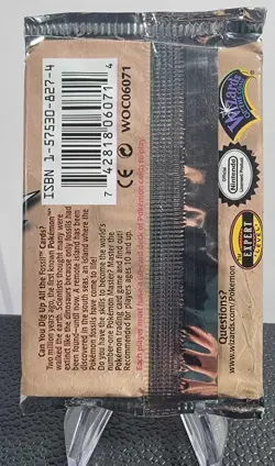 22g - HEAVY Pokemon TCG Fossil Set Booster Pack *NEW/SEALED* - Zapdos Art - Image 3
