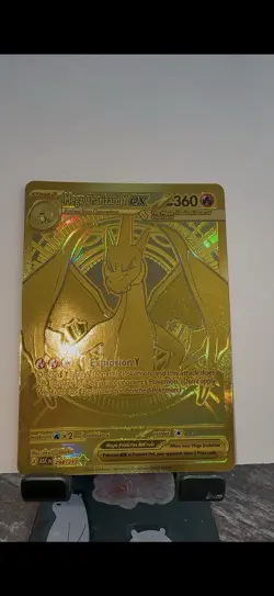 Pokemon Mega Charizard Y EX Gold Holo Card 294/217 Ascended Heroes - Image 1