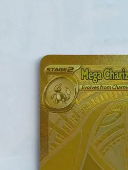 Pokemon Mega Charizard Y EX Gold Holo Card 294/217 Ascended Heroes - Image 4