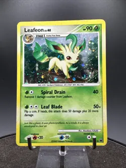 Leafeon Holo - 24/100 - D&P Majestic Dawn - Pokemon TCG - Image 3