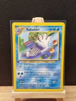Pokemon TCG 2001 Neo Discovery 1st Edition Poliwhirl 44/75 - Near Mint - Image 1