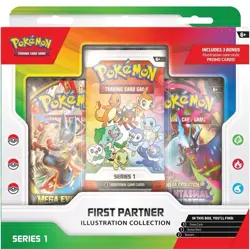 Pokemon First Partner Illustration Collection Series 1 Box SHP 3/26 - Image 1