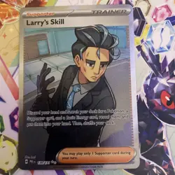 Pokemon Larry’s Skill Full Art Trainer 139/131 Prismatic Evolutions - Image 2