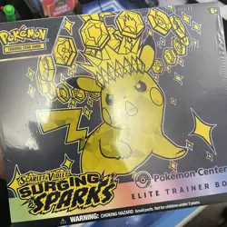Surging Sparks Pokemon Center Elite Trainer Box ETB FACTORY SEALED - Image 1