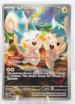Pokemon Card - Pachirisu (208/198) SV01: Scarlet & Violet Base Set IR Holo - Image 1