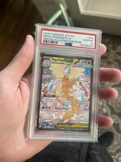 2026 POKEMON ASCENDED HEROES SPECIAL ILLUSTRATION RARE MEGA DRAGONITE EX PSA 10 - Image 2