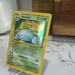 Pokemon TCG Venusaur Base Set 15/102 Holo Rare 1999-2000 Wizards 100 HP - Image 3