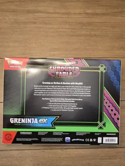 Pokemon Shrouded Fable GRENINJA EX Special Illustration Collection SEALED Box - Image 3