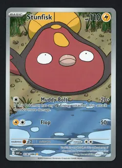 Stunfisk 118/086 White Flare Illustration Rare Pokemon TCG - Image 1