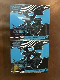 POKEMON TCG: BLACK BOLT Elite Trainer Box. SEALED. Lot of 2. - Image 1