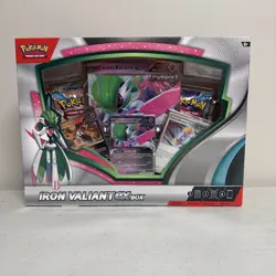 Pokemon TCG Scarlet & Violet Iron Valiant ex Collection Factory Sealed Box - Image 1