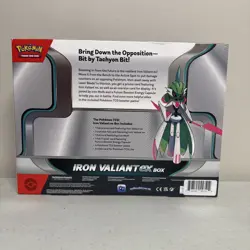 Pokemon TCG Scarlet & Violet Iron Valiant ex Collection Factory Sealed Box - Image 2