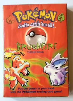 Pokemon Brushfire Theme Deck 1999 Base Set TCG Factory SEALED - Image 1