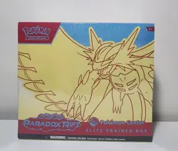Pokemon Center Exclusive Paradox Rift ETB Roaring Moon Elite Trainer Box - Image 1