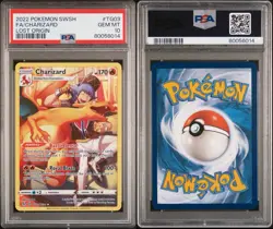 Pokemon Lost Origins Trainer Gallery Leon’s Charizard TG03/TG30 PSA 10 - Image 3