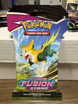 Pokemon TCG Fusion Strike Sleeved Booster Pack Blister – Boltund, Factory Sealed - Image 1