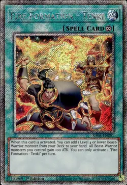 Fire Formation - Tenki - Platinum Secret Rare 1st Ed. RA04-EN201 - NM - YuGiOh - Image 1