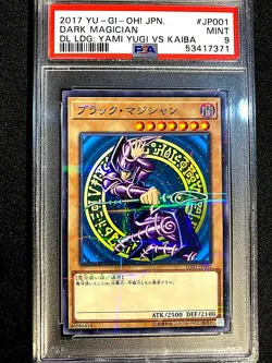 Psa 9 Mint Yu-Gi-Oh Japanese Dark Magician Lg01-Jp001 2017 Duel LEGENDARY=GRD742 - Image 1