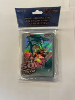 Yu-Gi-Oh Dark Magician Girl Dragon Knight Sleeves 50ct Konami Sealed - Image 1