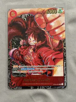 One Piece Monkey.D.Luffy #ST01-012 Alt Art Awakening of New Era OP-05 English SR - Image 1