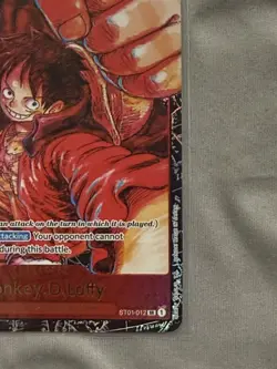 One Piece Monkey.D.Luffy #ST01-012 Alt Art Awakening of New Era OP-05 English SR - Image 2