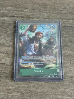 One Piece English OP14-027 Shanks R Alt Art The Azure Sea's Seven - Image 1