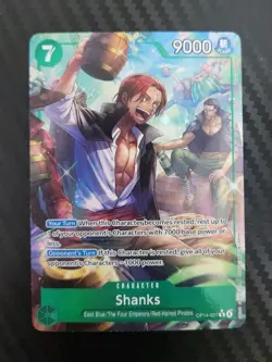 One Piece English OP14-027 Shanks R Alt Art The Azure Sea's Seven - Image 1