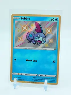 Sobble Shiny Holo Rare SV025/SV122 Pokemon TCG Shining Fates - Image 1