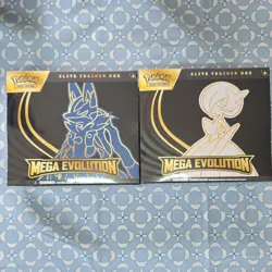 Pokemon Tcg Mega Evolution Elite Trainer Box Lucario & Gardevoir English 2023 - Image 1
