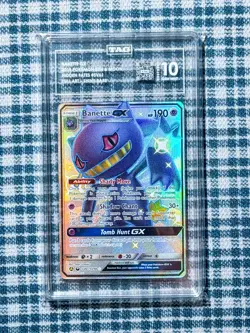 2019 Pokemon Sun & Moon Hidden Fates Banette GX Hidden Fates #SV61 TAG 10 Rank 1 - Image 1