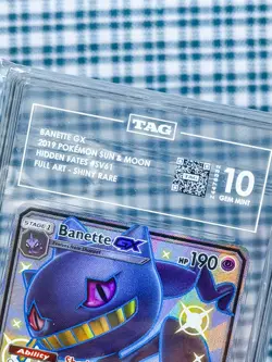 2019 Pokemon Sun & Moon Hidden Fates Banette GX Hidden Fates #SV61 TAG 10 Rank 1 - Image 3