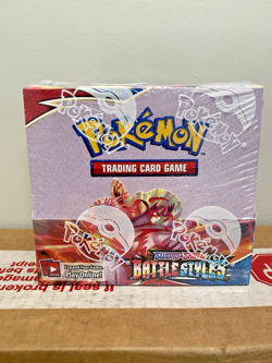 Sealed Pokemon TCG Sword & Shield Battle Styles Booster Box English New Sealed - Image 1