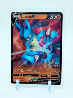 Lucario V 146/264 Ultra Rare Holo #146 Fusion Strike Pokemon TCG NM - Image 1