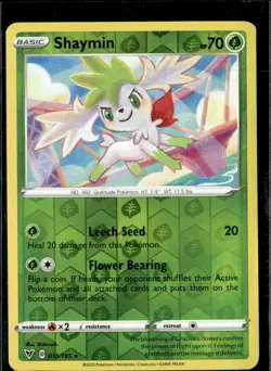 Pokemon Shaymin 015/185 Vivid Voltage Reverse Holo Rare - Image 1