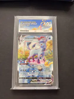 Pokemon TCG Glaceon VMAX 209/203 Evolving Skies ACE 10 - Image 1