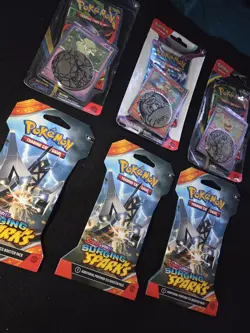 Pokemon Lot Of 6,Phantasmal,Paldea Evo, Surging Sparks Factory Sealed - Image 2