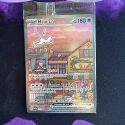 Mew ex SVP 053 Pokemon TCG Scarlet Violet 151 Black Star Promo Full Art SEALED - Image 1