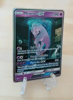 Mewtwo GX 78/73 Shining Legends Shiny Holo Secret Rare POKEMON NM LOOK PICS 🔥 - Image 2