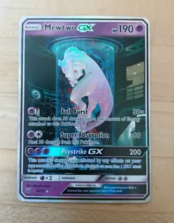 Mewtwo GX 78/73 Shining Legends Shiny Holo Secret Rare POKEMON NM LOOK PICS 🔥 - Image 5