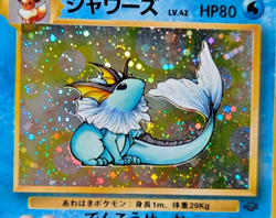 Pokemon - Vaporeon - Holo Rare - No.134 - Jungle - Japanese - Image 2