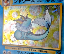 Pokemon - Vaporeon - Holo Rare - No.134 - Jungle - Japanese - Image 4