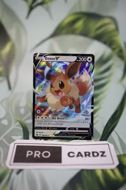 Pokemon TCG Crown Zenith 108/159 - Eevee V - Ultra Rare - NM - Image 1