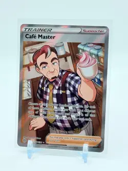 Cafe Master TG25/TG30 Full Art Trainer Gallery #TG25 Pokemon TCG 2022 - Image 1