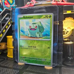 Bulbasaur 151 Reverse Holo Pokemon TCG 001/165 Scarlet & Violet Common - Image 2