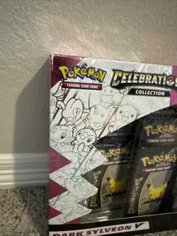 Pokemon TCG: 25th Anniversary Celebrations Collection Box Dark Sylveon V Booster 820650809392 - Image 2
