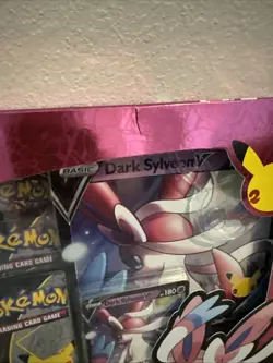 Pokemon TCG: 25th Anniversary Celebrations Collection Box Dark Sylveon V Booster 820650809392 - Image 5