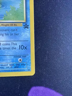 POKEMON Psyduck Black Star Promo #20 Rare WOTC TCG LP - Image 4