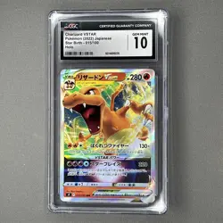 Charizard VSTAR Pokemon 2022 Japanese Star Birth - 015/100 Holo CGC 10 - Image 1